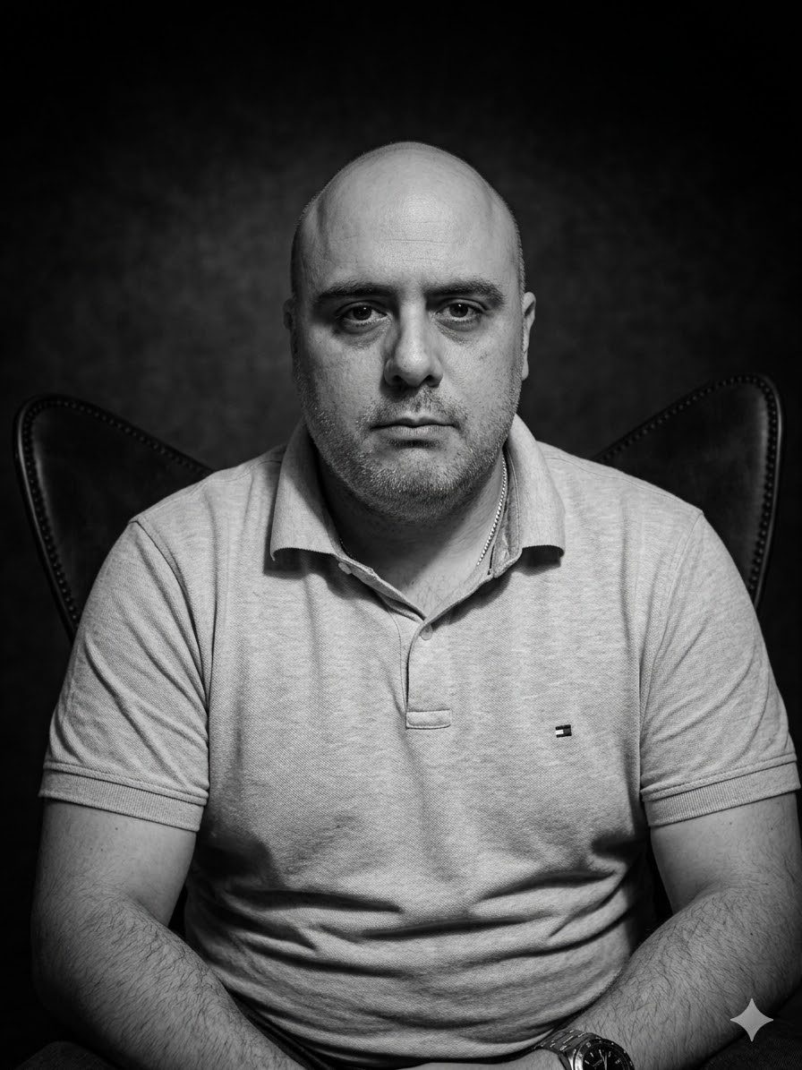 Fotografía original de identidad de Martín