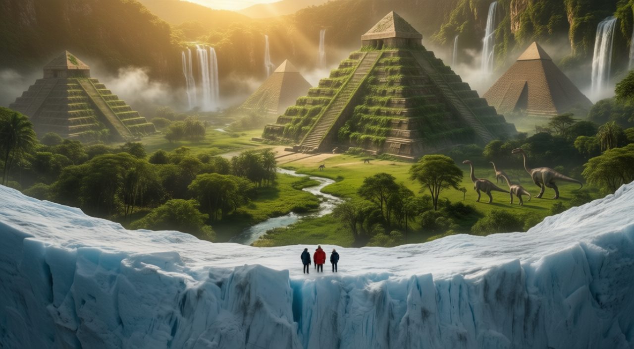 Imagen final aprobada, revelación del mundo detrás del hielo